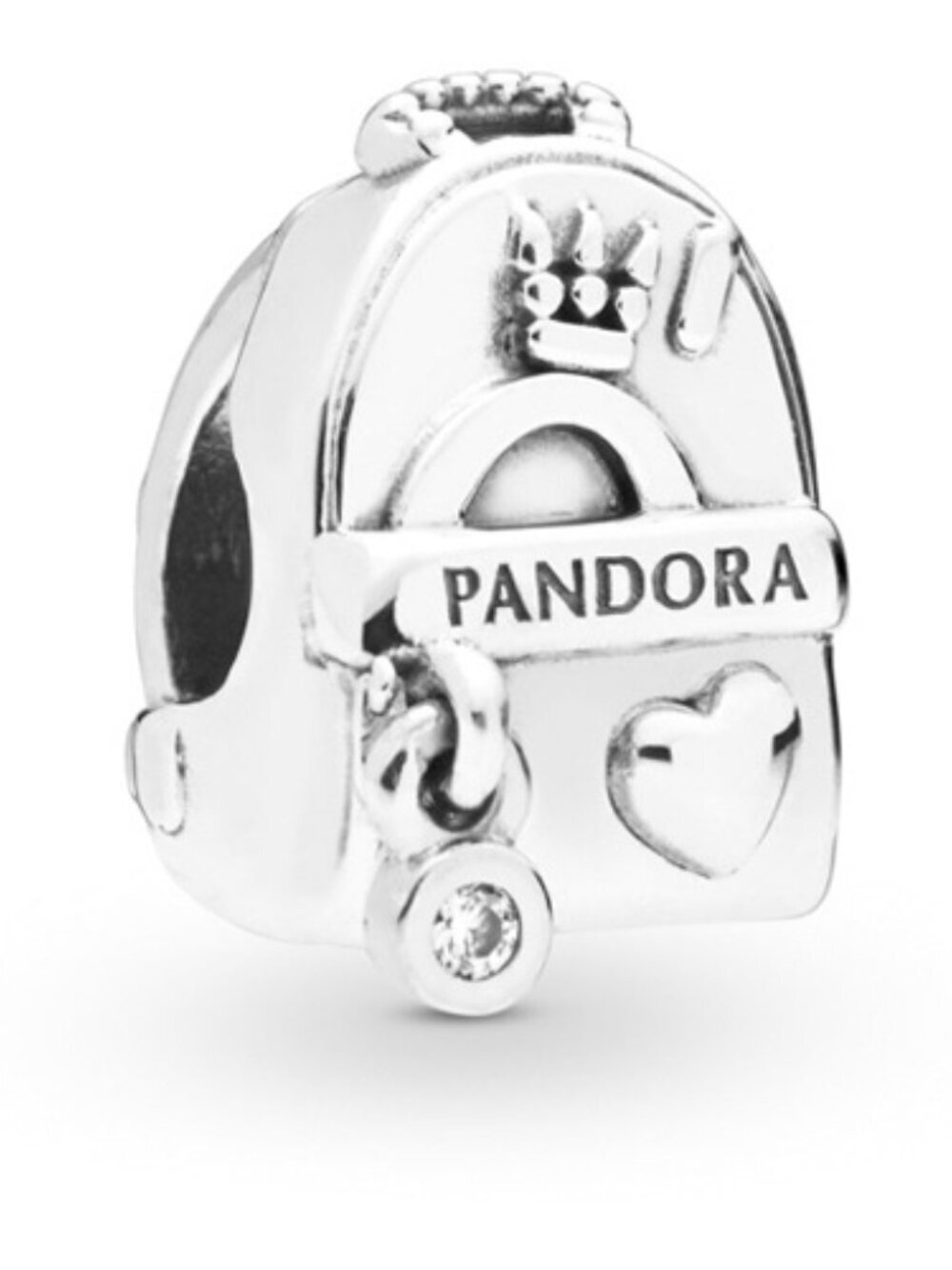 Authentic Pandora Adventure Bag Backpack Charm 797859CZ Retired Travel Charm